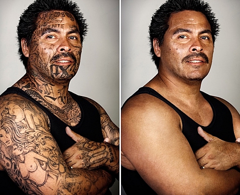 Des photos sans tattoo pour d'anciens membres de gang