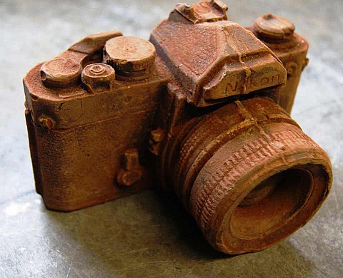 Un Nikon en chocolat !