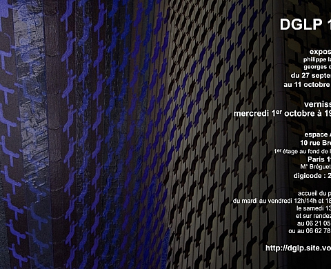 Georges Dumas et Philippe Laurent présentent pour la première fois les oeuvres issues de leur collaboration