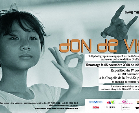 DON DE VIE 100 photographes s'engagent sur le thème du don