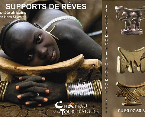 Support de reve APPUIS-TETE AFRICAINS Collection Hans Silvester